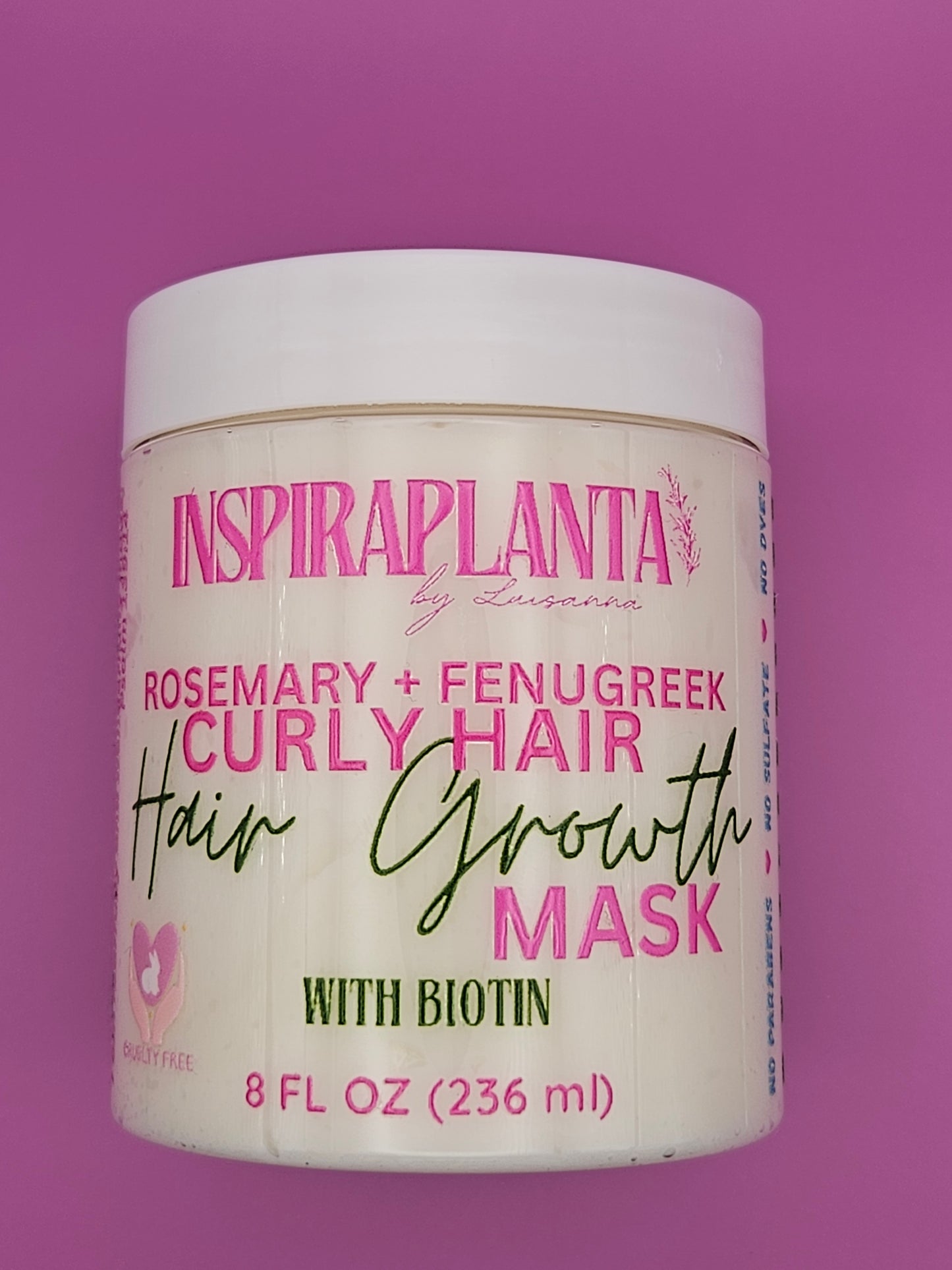 ROSEMARY+FENUGREEK HERBAL INFUSED HAIR GROWTH MASK 8oz